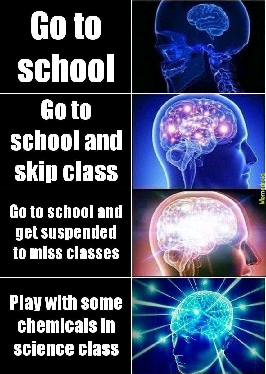 F in chat for that school - meme