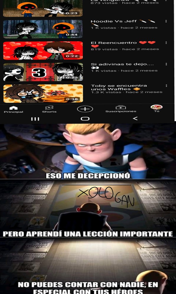 Xologan nos traicionó - meme