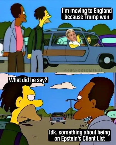 Dark Ellen degeneres meme