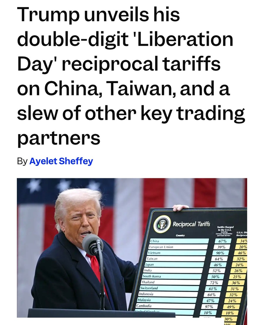 Trump goes full tariffs mode again - meme