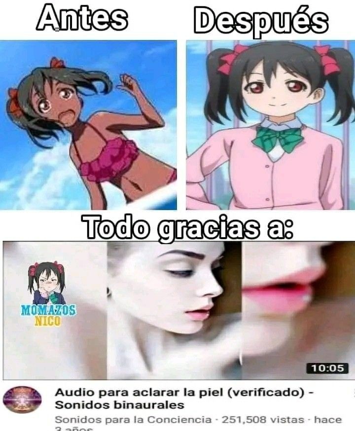 Todo gracias a esos audios - meme