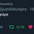 They did surgery on a grape