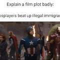 Cosplayers beat up illegal immigrants
