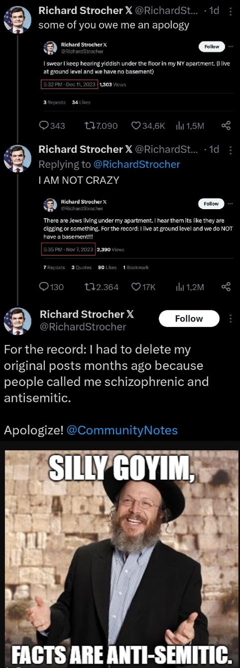 Facts are anti-semitic - meme