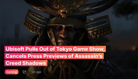 Ubisoft pulls out of Tokyo game show - meme