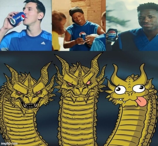 Vini patrocinando Pepsi - meme