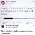 Nice going Chris...
