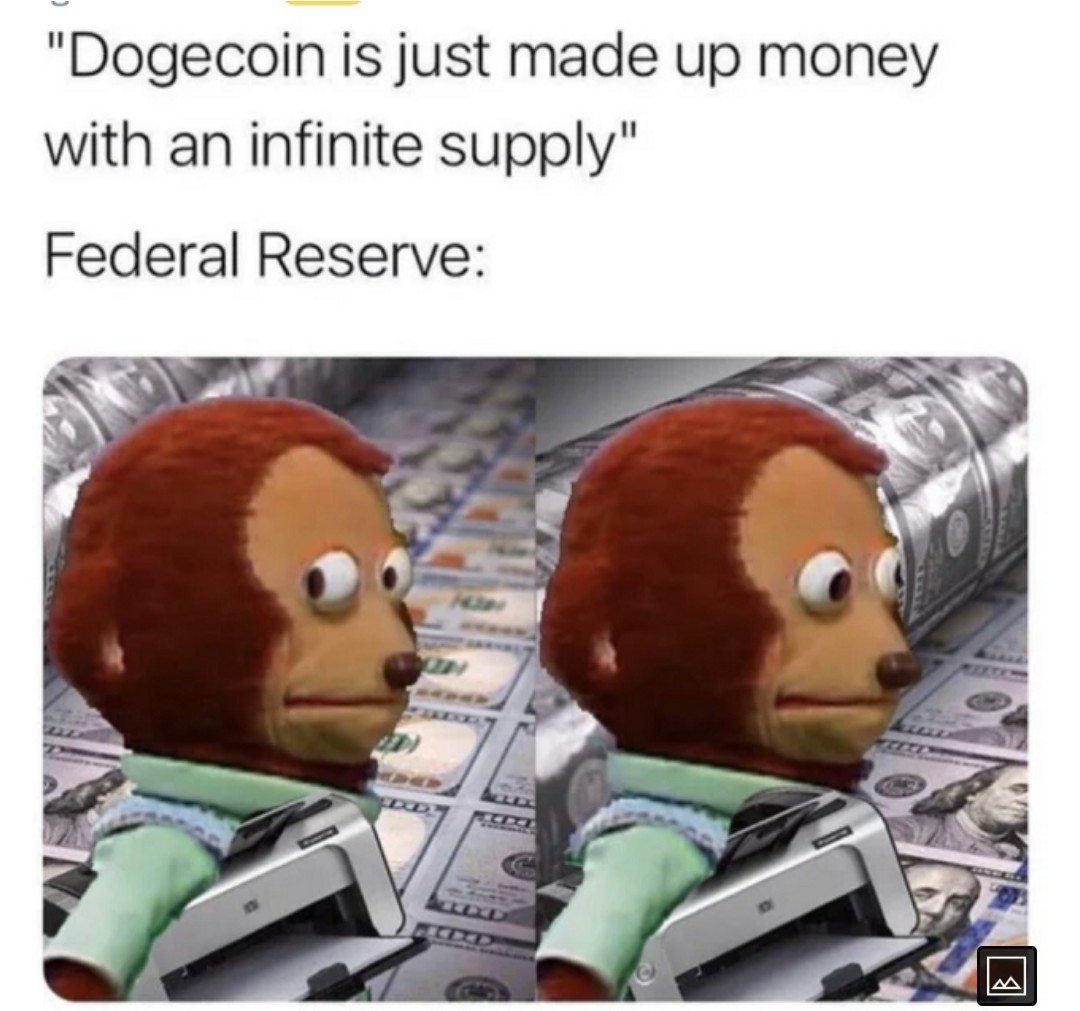 Bidens crashing bitcoin - meme