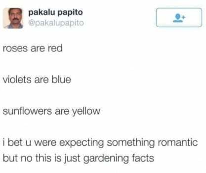 Spitting garden facts - meme