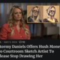 Stormy Daniels sketch meme