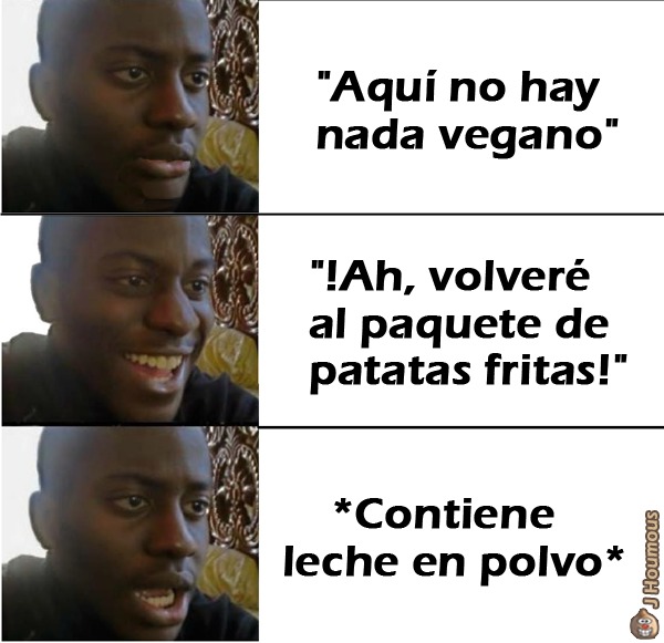 Paquete de patatas fritas - meme