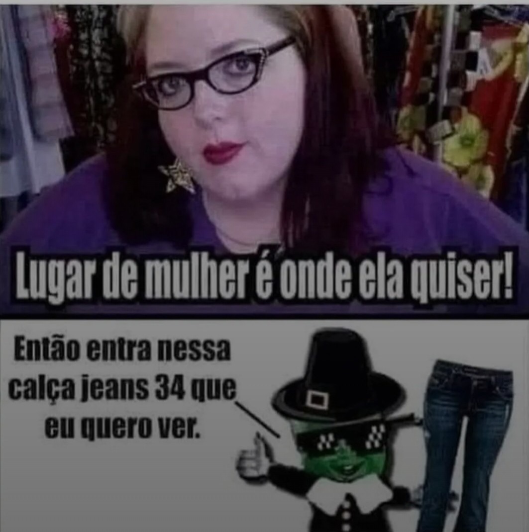 Dolínio terror das gorda - meme