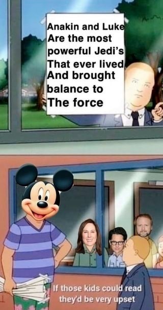 Disney ruined Star War's - meme