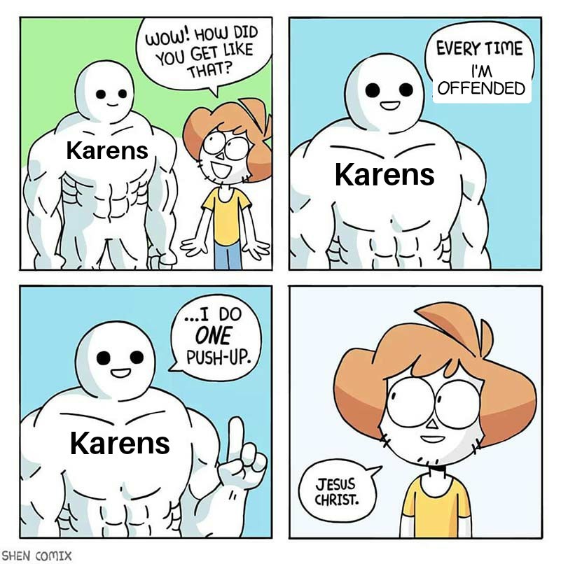 Jacked Karen - meme