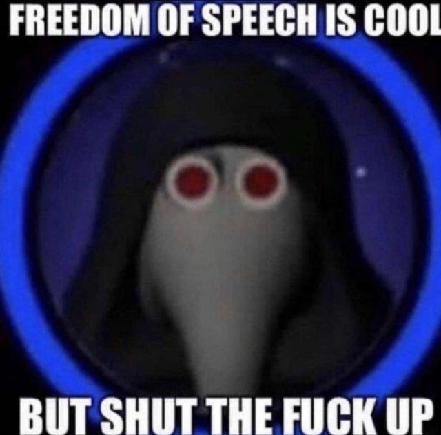 freedom of speech - meme