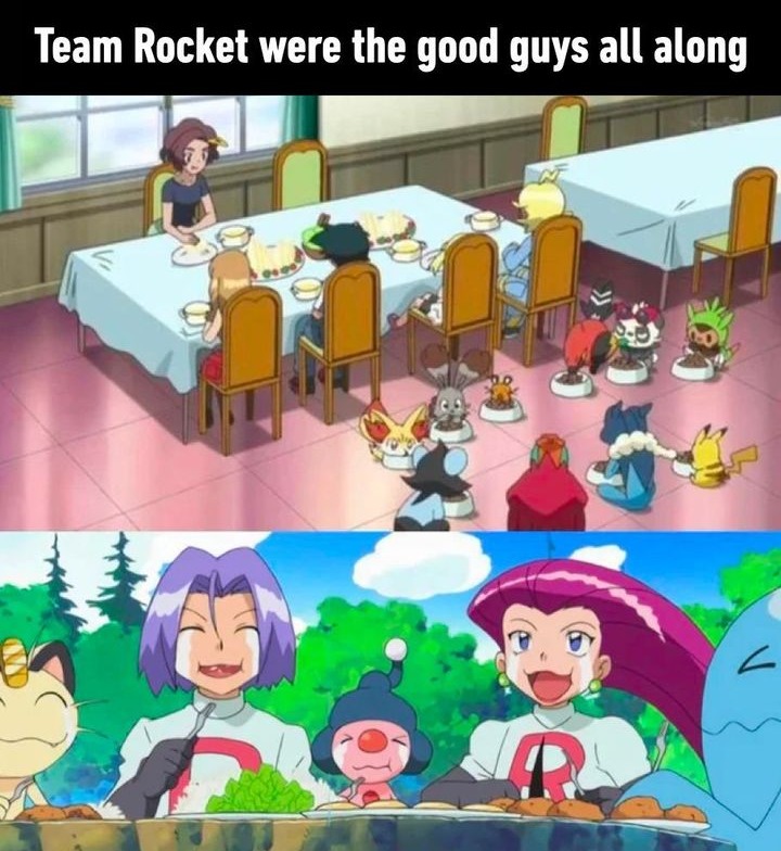 Team Rocket were the good guys all along - meme
