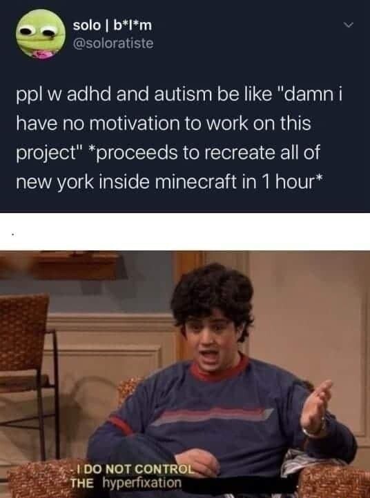 adhd and autism - meme