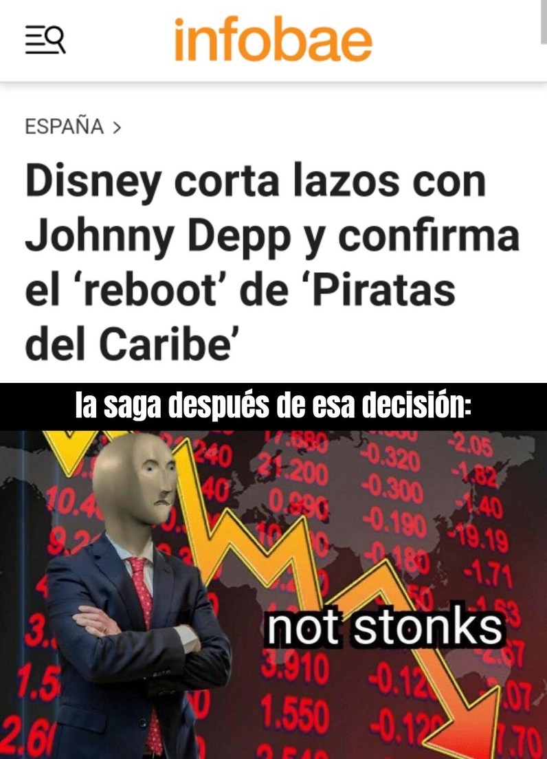 Los piratas del caribe: :mickeymousemamado: , los piratas del caribe son johnny: :mickeymouseretrasado: - meme