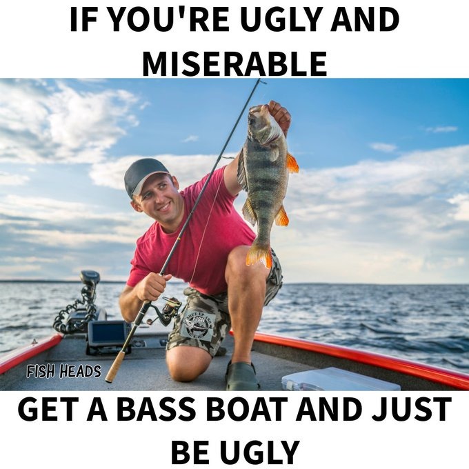 Just be ugly - meme