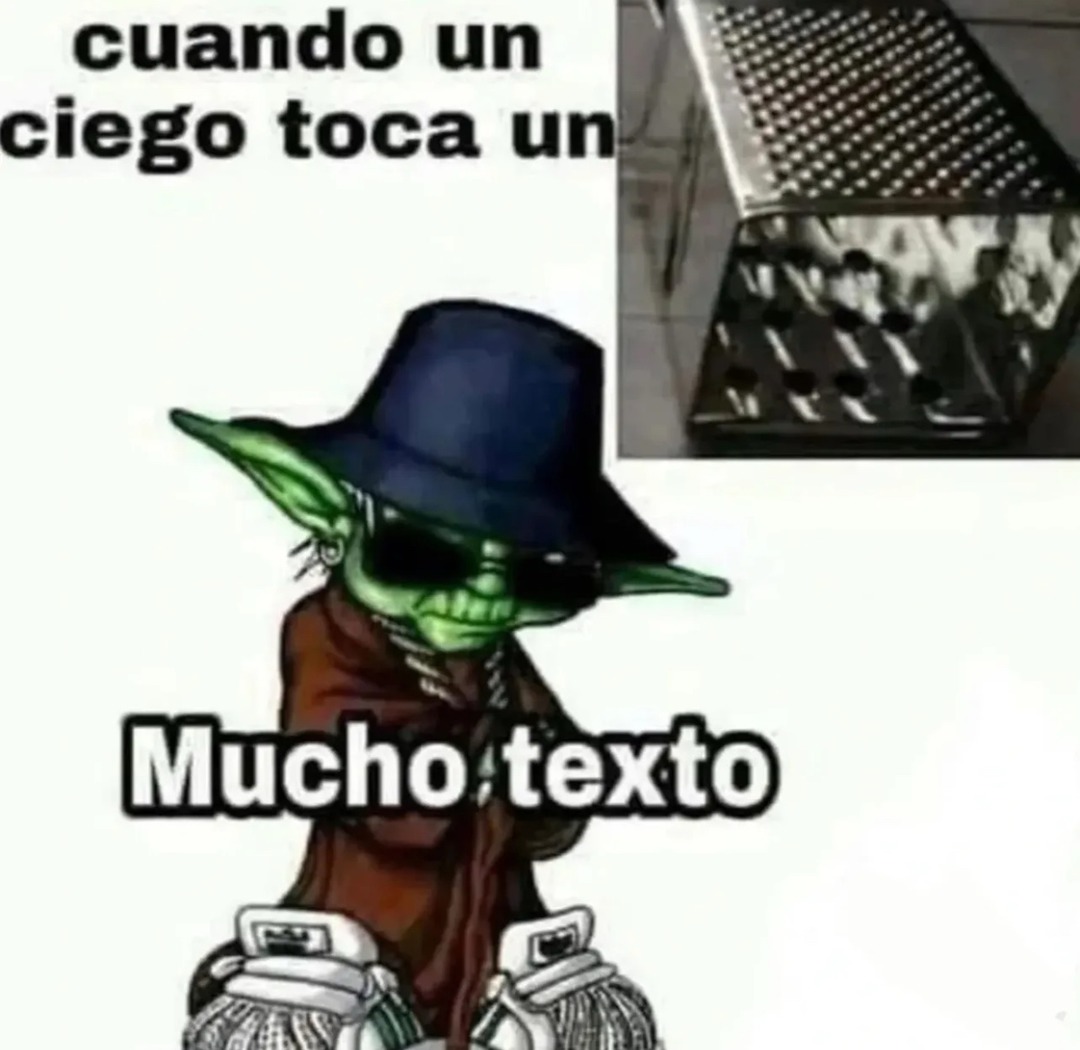 ciegos confirmen pls - meme