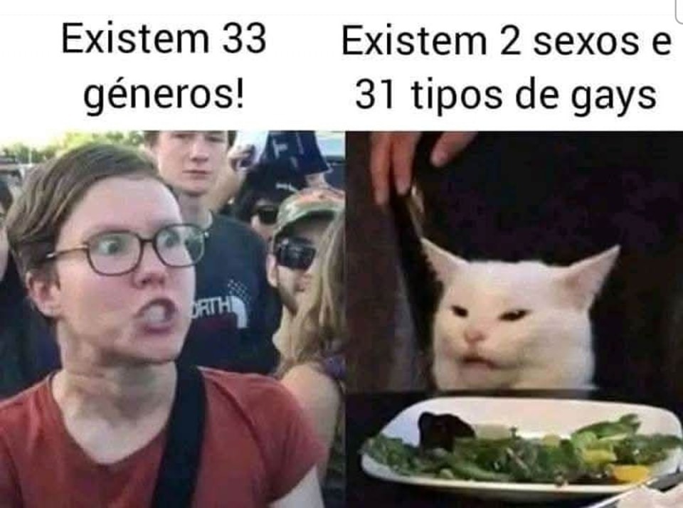 Quem negativar é viado - meme