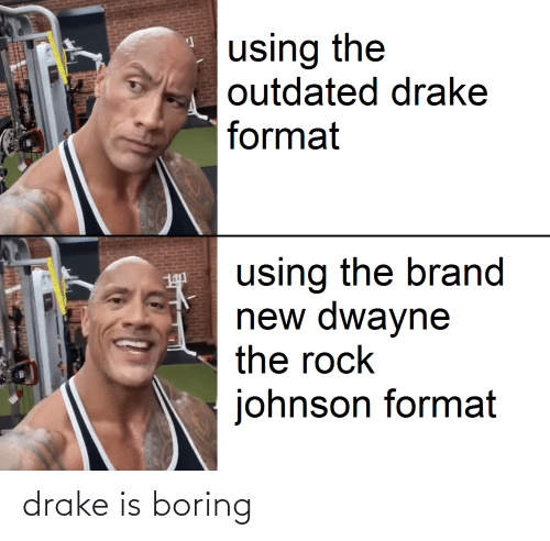 Well I am so used to Dwayne 'The Rock' Johnson not Dwayne Johnson