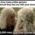 How many online gamers claimed they had sex with your mom?