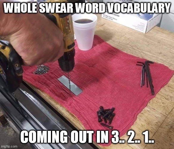Complete swear word vocabulary coming out in 3.. 2.. 1.. - meme