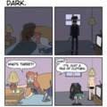 Dark comic