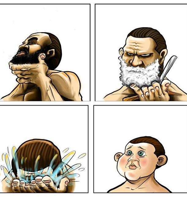 Shaving Meme For: Bob Dian Peterson & Robert Dijon Peterson