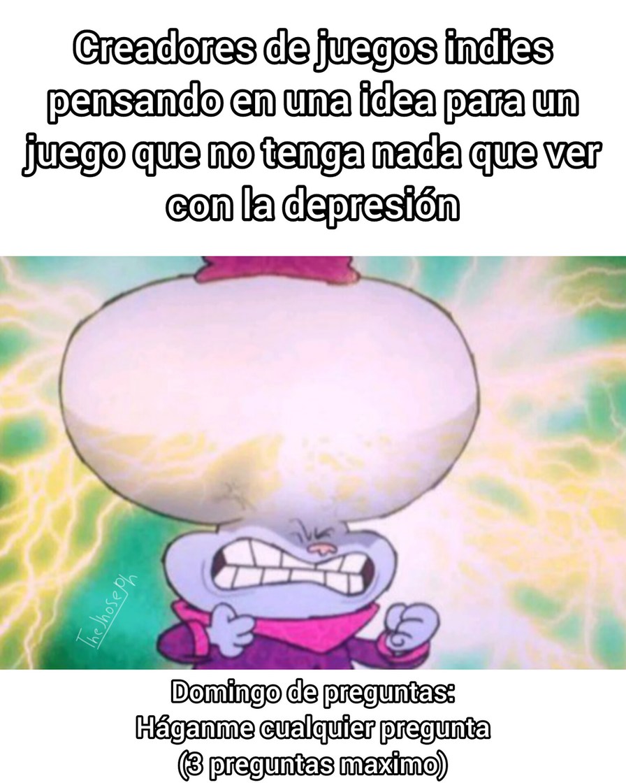 Literalmente el único indie que conozco que no trate nada sobre la depresión es Project Wingman, ese juego solo trata de volar aviones y destruirlo todo como en Ace Combat - meme