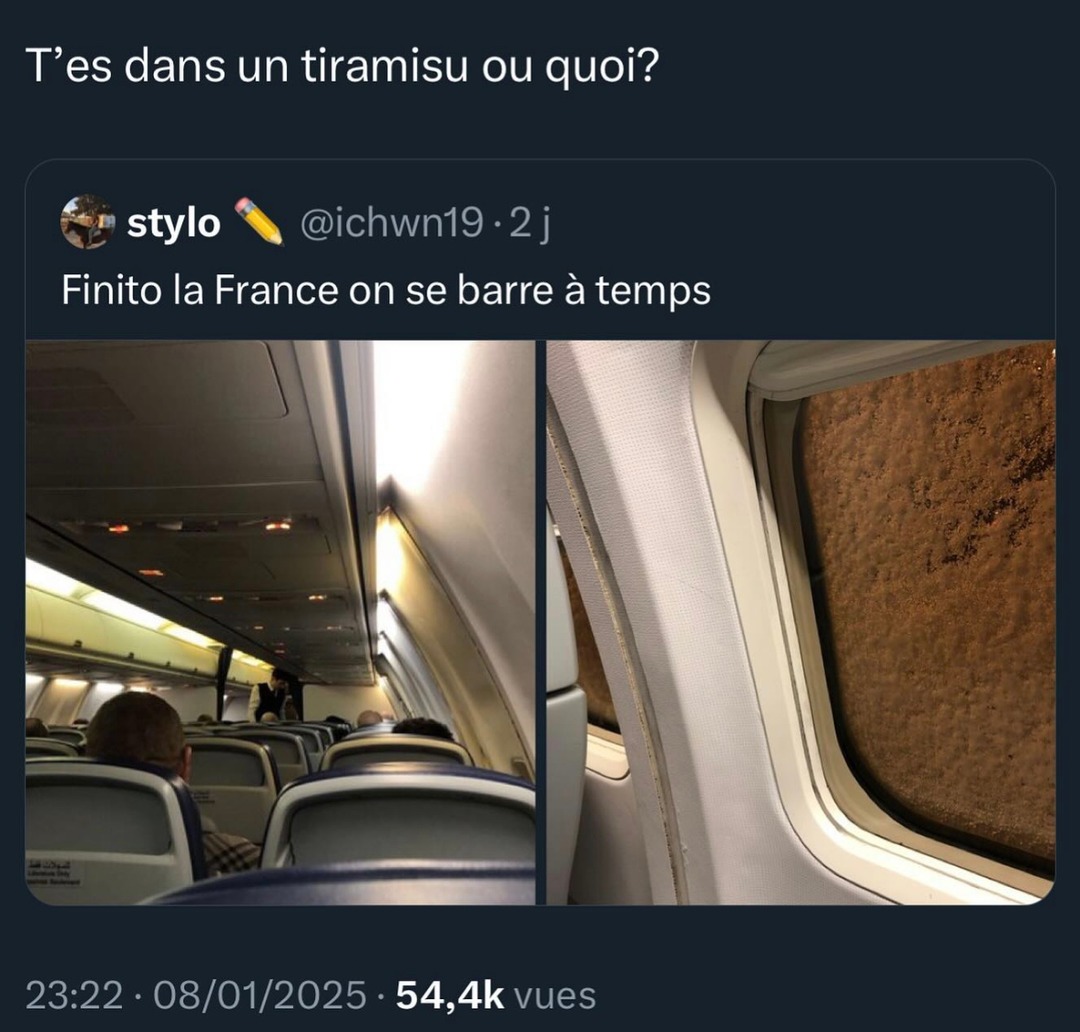 T’es dans un tiramisu ou un exil fiscal? - meme