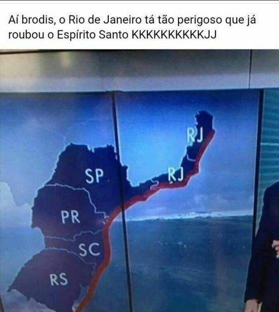 Tinha que ser o Rio de janeiro mesmo! - meme