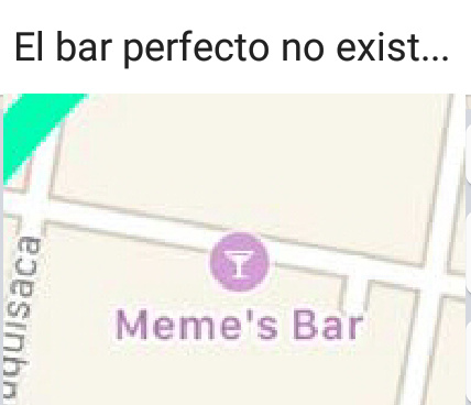 El mejor bar - meme