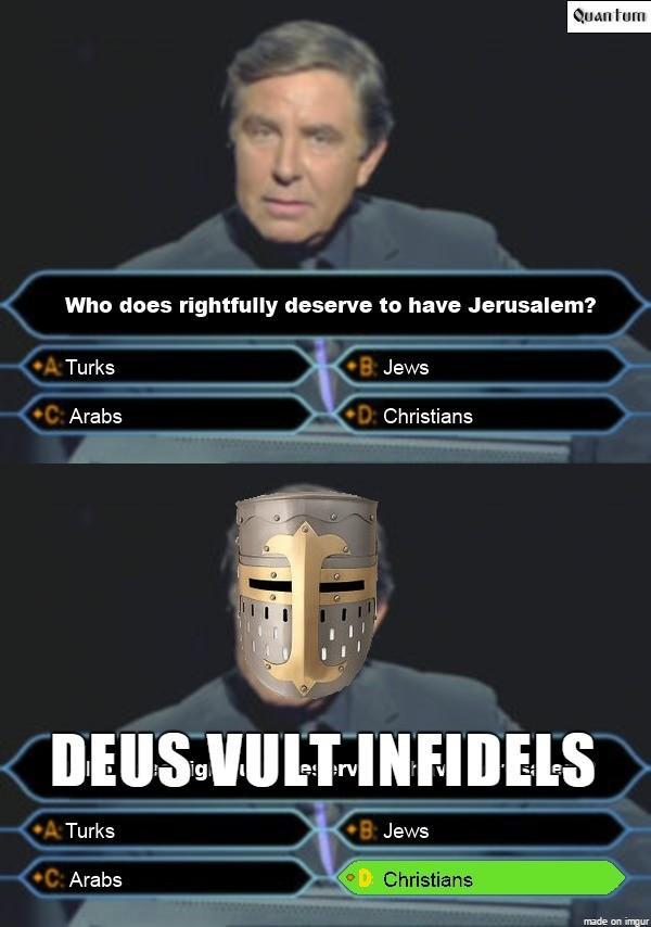 Time for a crusade? - meme
