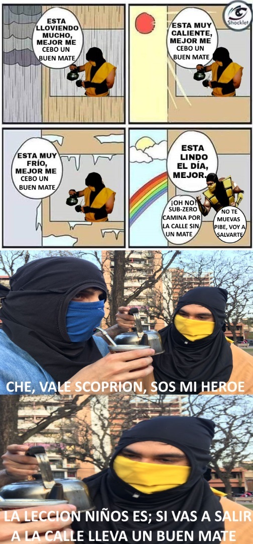 Scorpion siempre listo - meme