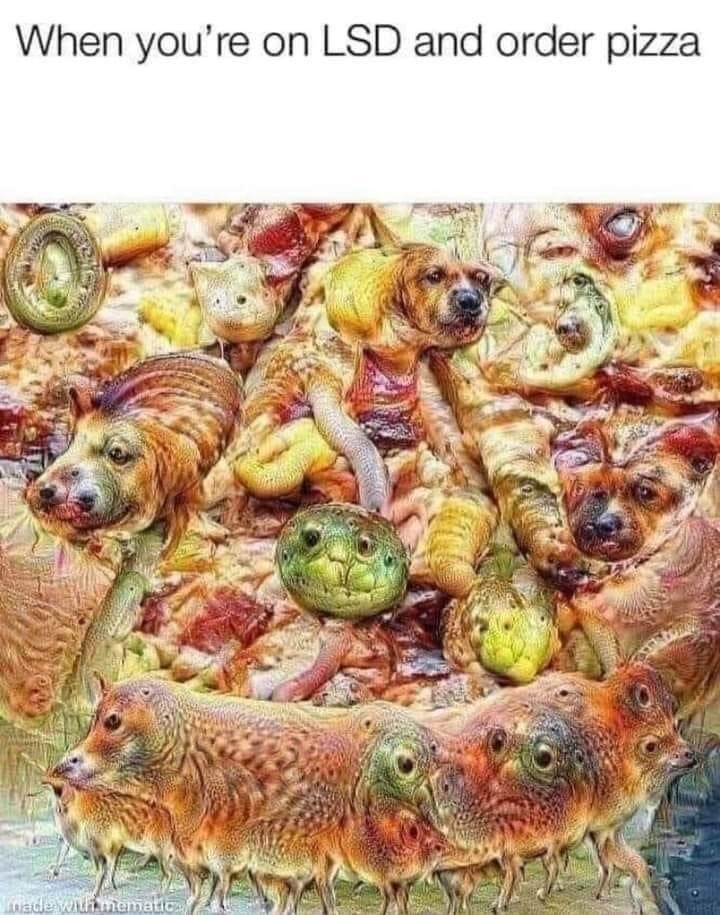 LSD Pizza - meme