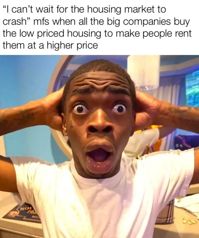 Dark housing market - meme