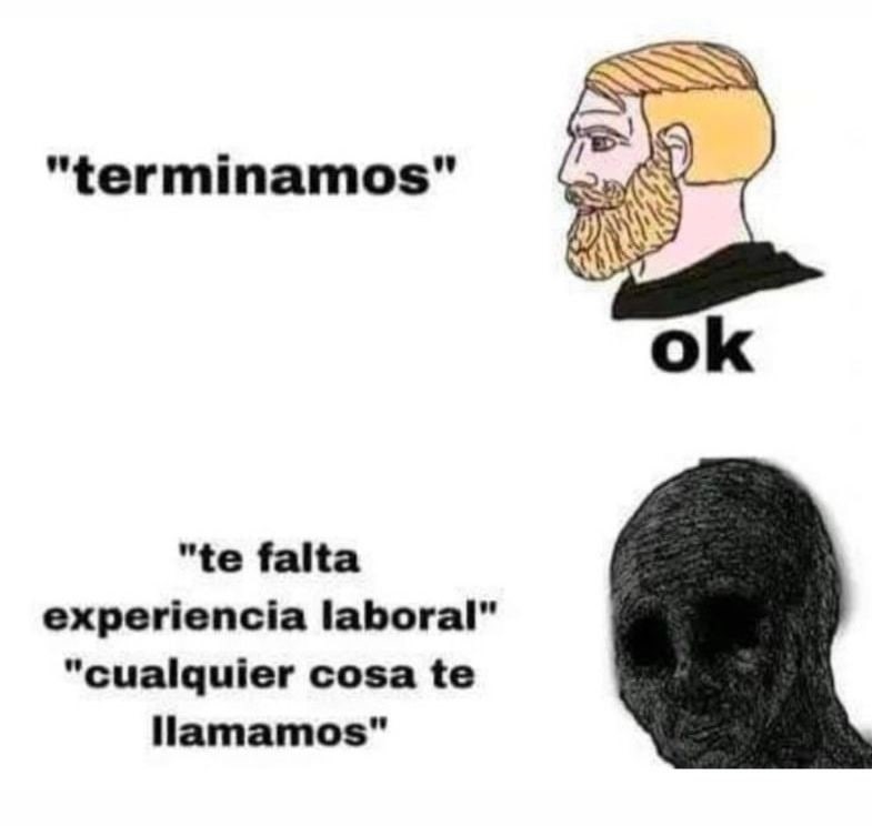 que tal van de trabajo - meme
