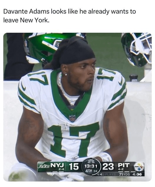 Davante Adams Jets meme