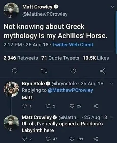 Greek mythology meme