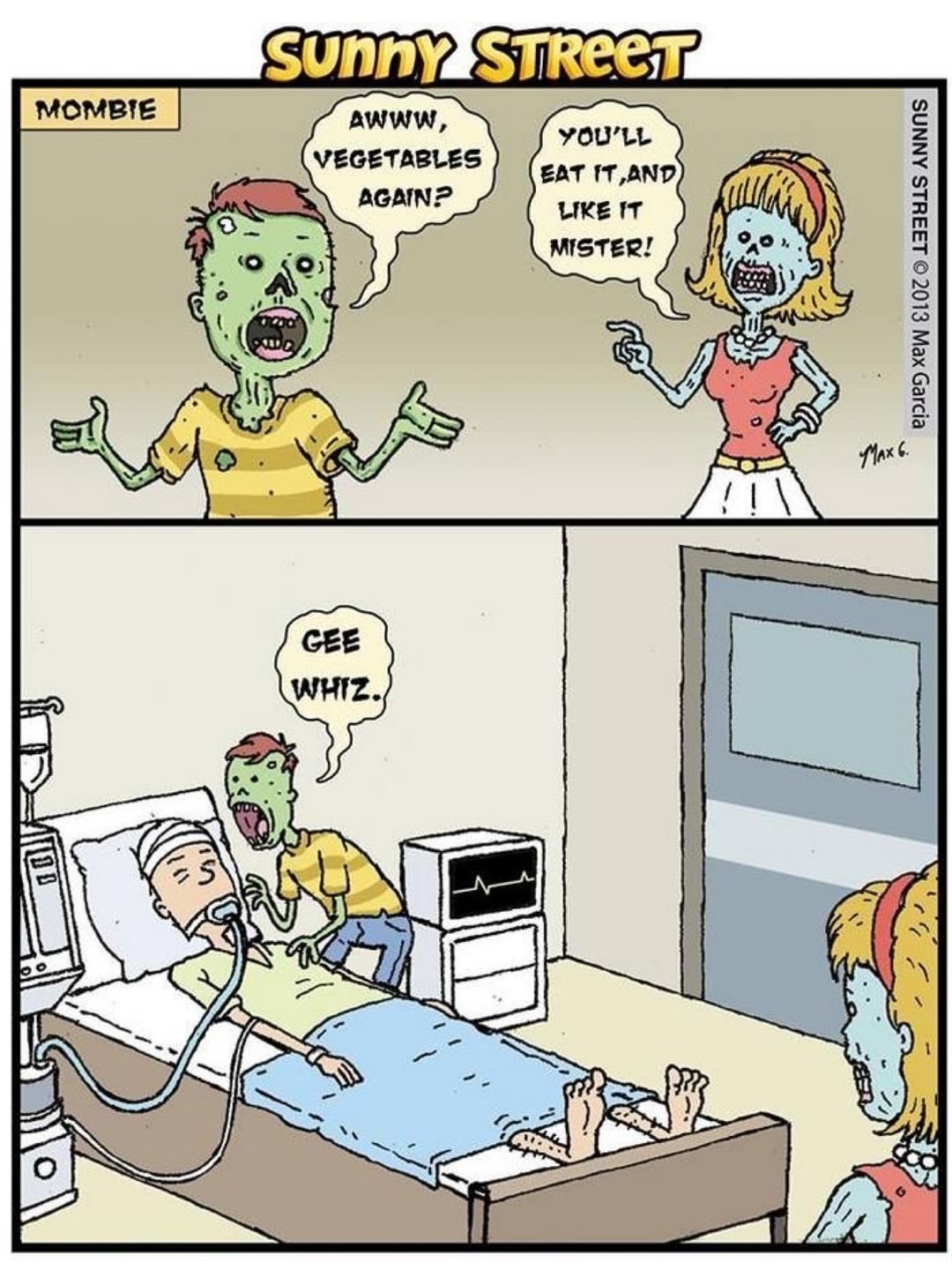 Vegan zombies? - meme