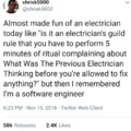 electrician's guild rule