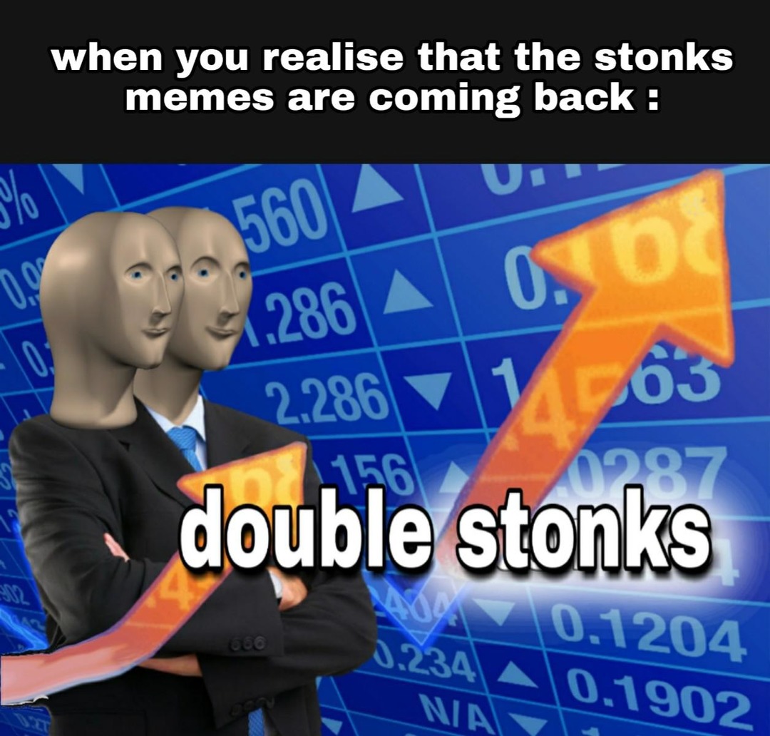 Double stonks - meme