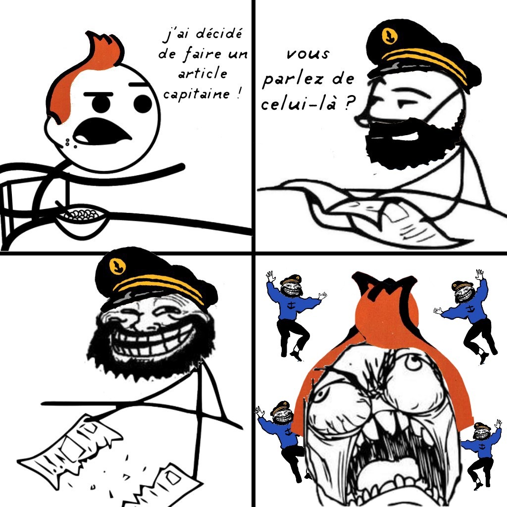 La raison de pourquoi tintin n'a plus jamais ecrit d'article ( macepro tu valide ? Sois franc ) - meme