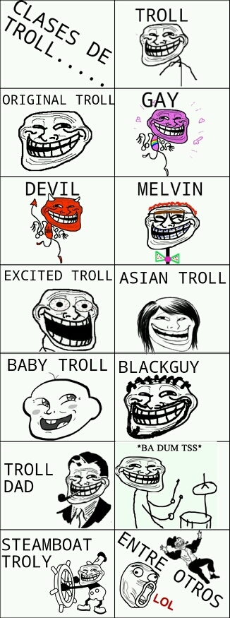 clases de troll - meme