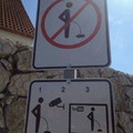 How prevent people from urinating in public