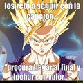 DBZ sigue la cancion en los comentarios