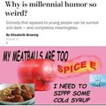 Millennial humor