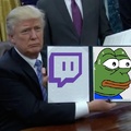 Donald trump dans le twitch game